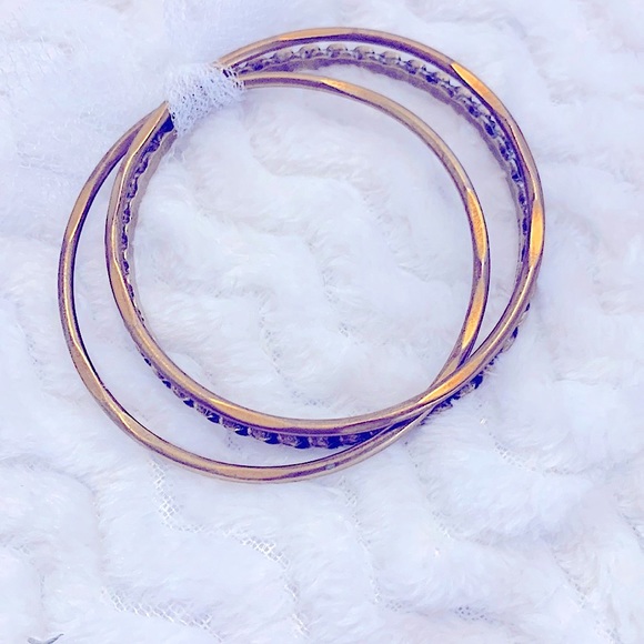 3pc Jewelry Set» So_Stylish_So_Vintage Pretty Bronzed 3pc Bangle Bracelets Sets - Picture 3 of 16